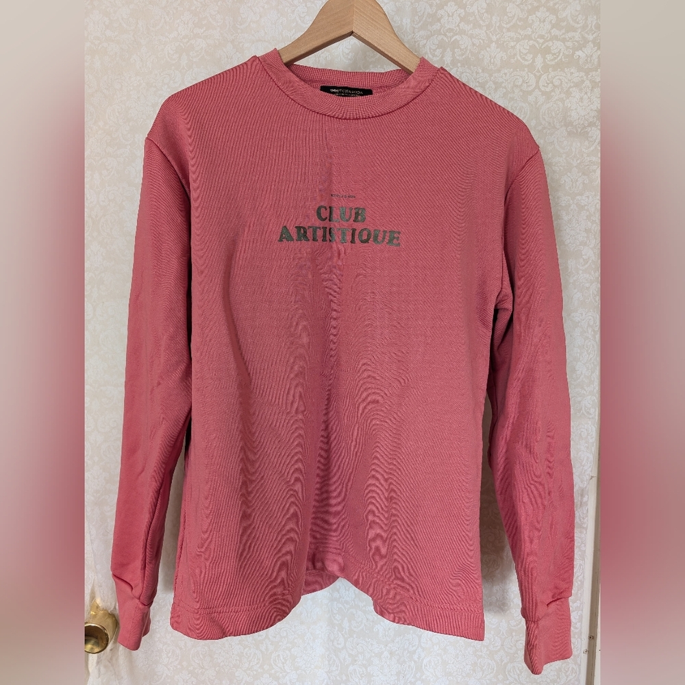 Scotch & Soda Club Artistique Sweatshirt Sz.Medium‎ Peachy Pink